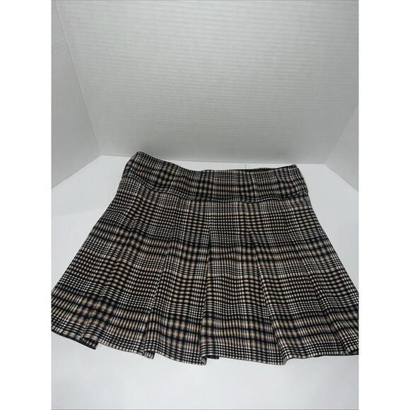 Joe Benbasset Plaid Pleated Mini Skirt Size Medium 90s Clueless Style - Picture 4 of 4